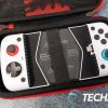 The GameSir X3 USB-C Pelletier-Cooled Game Controller in the included case