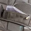 The small pouch on the right shoulder strap of the StarTech 15.6" Laptop Backpack (NTBKBAG156)