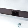 The power plug port on the right edge of the BenQ MOBIUZ EX480UZ 48" 4K OLED Gaming Monitor