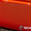 The wraparound speaker grille on the Monster Blaster 3.0 portable Bluetooth speaker