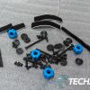 All the screws, bolts, and Allen keys needed to assemble the Playseat Trophy - Logitech G Edition