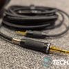 The braided cable included with the SIVGA Robin Hi-Fi wired headphones
