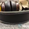 The top of the leather headband on the SIVGA Robin Hi-Fi wired headphones