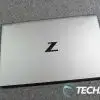 The top of the lid on the HP ZBook Power G9 15.6