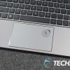 The touchpad on the HP ZBook Power G9 15.6" laptop