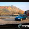 The Acer Predator X32 FP Mini-LED Gaming Monitor showing an in-game still from Forza Horizon 5