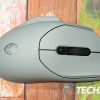 The top view of the Alienware AW620M Wireless Gaming Mouse