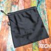 The velvet cloth pouch included with the Turtle Beach Stealth Pro Xbox/PC wireless gaming headset