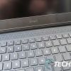 Detail view of the keyboard on the HP OMEN 16 (2023) gaming laptop