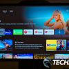 The Google TV interface on the The BenQ GP500 4K HDR LED smart home theatre projector