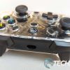 The buttons and triggers on the top edge of the GameSir T4 Kaleid wired game controller