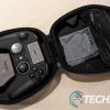 The NACON REVOLUTION 5 PRO PS5 game controller in its included case