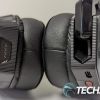 The charging port on the bottom of the right earcup on the RIG 900 MAX HX wireless gaming headset