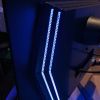 The LED lighting on the 27" LG UltraGear OLED Gaming Monitor